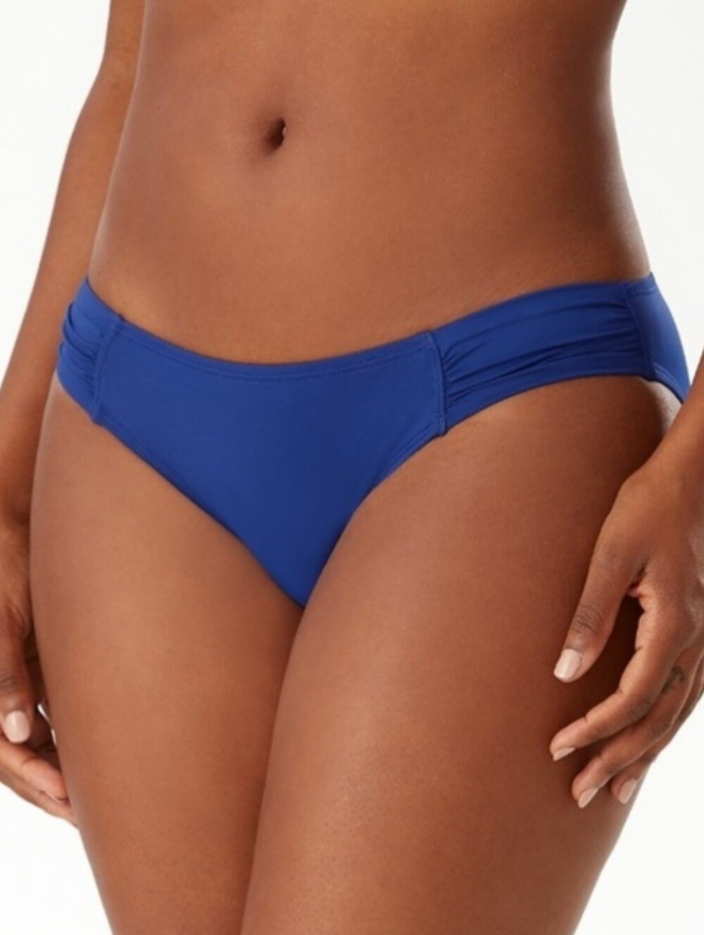 NWOT Tommy Bahama Royal Blue Ruched Bikini Bottoms XL